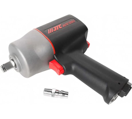 Пневмогайковерт ударный усиленный JTC 1/2" в пластиковом корпусе, 1100 Нм, 6800 об/мин, расход возд. 150 л/мин, 5335 754637