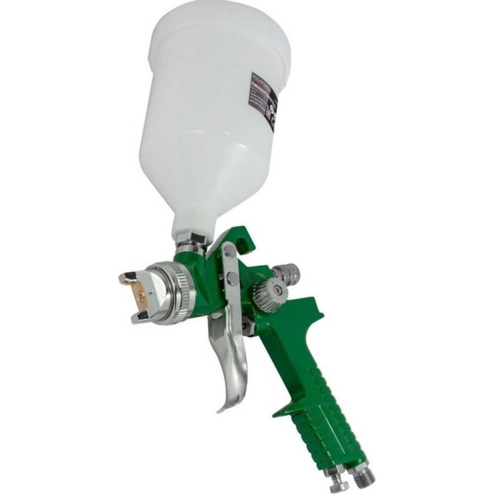 Краскораспылитель с верхним пластиковым бачком ROCKFORCE RF-H-827-2V ...
