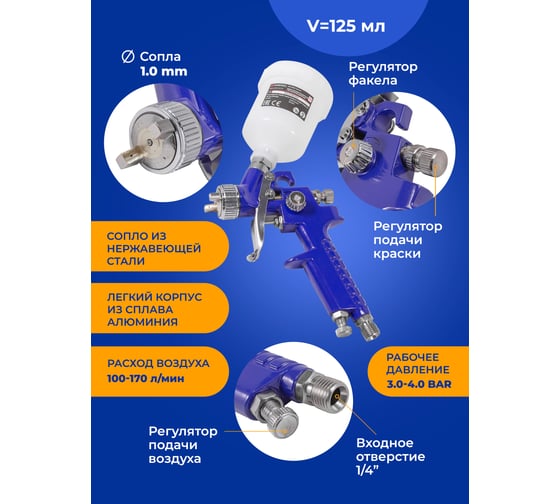 Набор покрасочный Forsage 3 пр. F-R8826 /H-2000, H-827-2V/(52249)