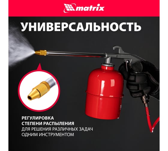 Пневматический моечный пистолет MATRIX 57340