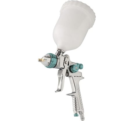 Краскораспылитель STELS AG 801 HVLP гравитационный, сопло 1.5 мм и 1.8 мм 57360