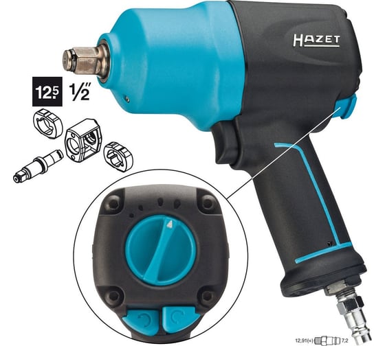 Пневматический гайковерт HAZET 9012EL-SPC/4
