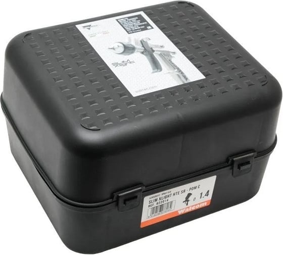 Краскораспылитель WALMEC Walcom SLIM S HTE сопло 1.7, верхний бачок пластик 0.68 л 1006817