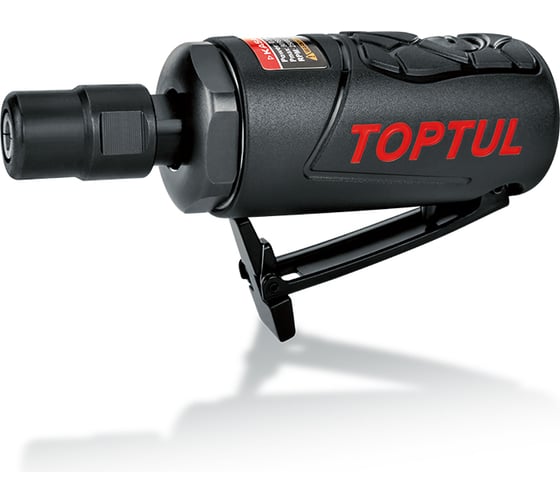 Зачистная пневматическая прямая машина TOPTUL мини 1/4", 6 мм, 25000 об/мин KASA0825