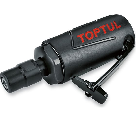 Зачистная пневматическая прямая машина TOPTUL мини 1/4", 6 мм, 25000 об/мин KASA0825