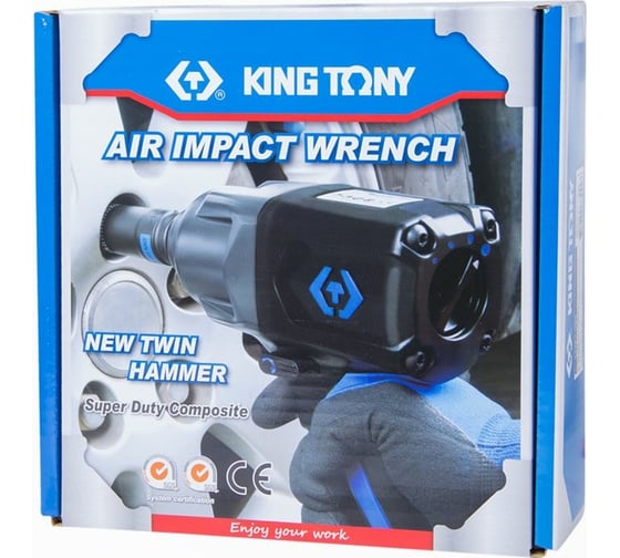 Пневматический ударный гайковерт KING TONY 1/2" 33481-095