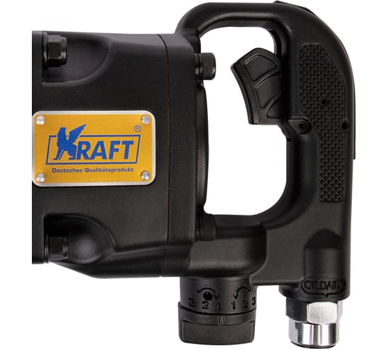 Пневматический грузовой гайковерт KRAFT 1", 2600 н.м., с коротким валом KT 707012