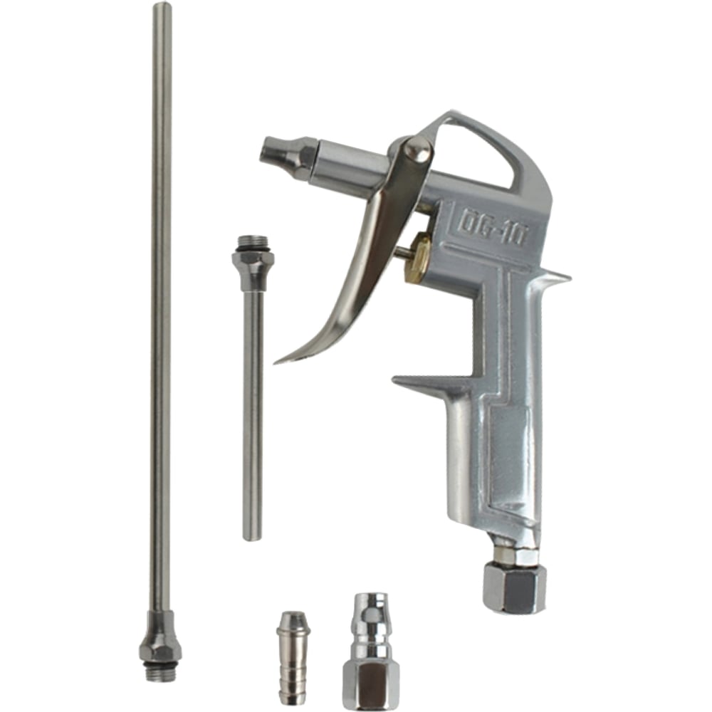 Продувочный пистолет TopAuto универсальный, стальной, сопла 100мм и ...