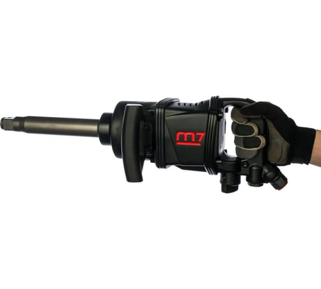 Удлинённый пневматический ударный гайковерт + головки MIGHTY SEVEN PNC-8343-8