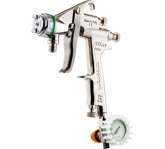 Профессиональный краскопульт для грунтов и красок WALMEC SLIM SP HVLP 10071.13