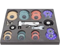 Пневмозачистная машинка Rockforce с комплектом аксессуаров RF-ST-7733MK