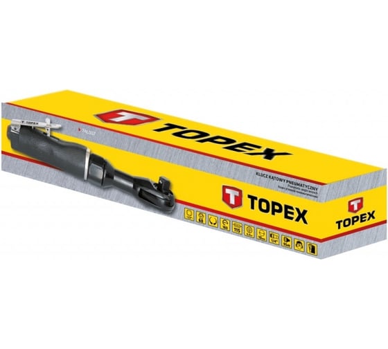 Угловой пневматический гайковерт TOPEX 74L007