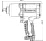Пневматический ударный гайковерт THORVIK AIW1268 1/2"DR 52198 4