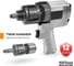 Пневмогайковерт AV Steel 1/2"dr. 1100Нм 2,9кг Twin hammer AV-720880 3