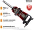 Пневмогайковерт AV Steel 1"dr. 3375Нм 9' 15,5кг AV-762700 3