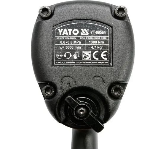 Пневматический гайковерт YATO 3/4", 1300 Нм YT-09564