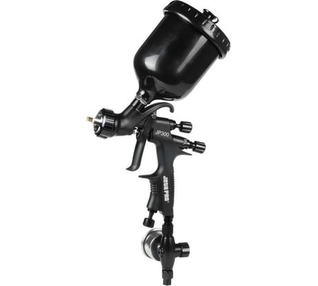 Краскопульт Jeta PRO Jp300 hvlp верхний пластиковый бачок 0.6 л. сопло 1.3 мм, давл. 2.0 бар JP300HVLP