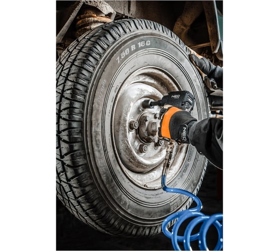 Пневматический ударный гайковерт NEO Tools 1/2" 12-020