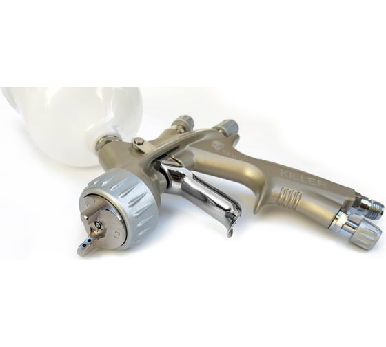 Краскопульт Radex skull killer spray gun с манометром, в кейсе rrp дюза 1.4 золото 12114