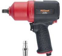 Пневмогайковерт AV Steel 1/2"dr. 1310Нм композитный 2,0кг Twin hammer AV-720980