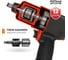 Пневмогайковерт AV Steel 1/2"dr. 1310Нм композитный 2,0кг Twin hammer AV-720980 3