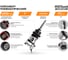 Пневмогайковерт AV Steel 1"dr. 4000Нм 9" 17,1кг AV-763200 7