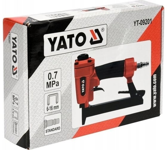 Пневматический степлер YATO 6-16 мм YT-09201
