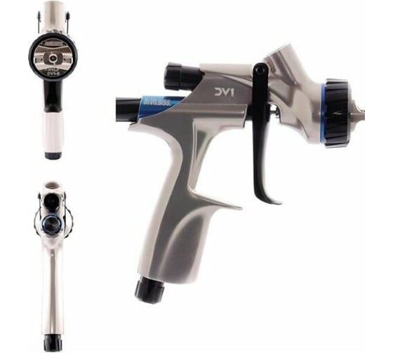 Краскораспылитель DeVILBISS DV1 GRAVITY GUN ONLY KIT, гибридная голова, 1.3 мм DV1-U-000-13-B+