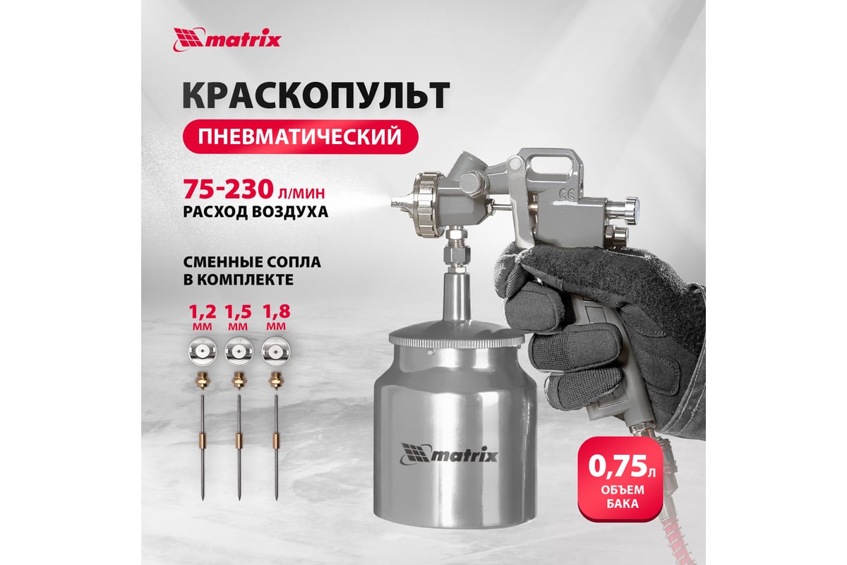 Пневматический краскораспылитель MATRIX 57317