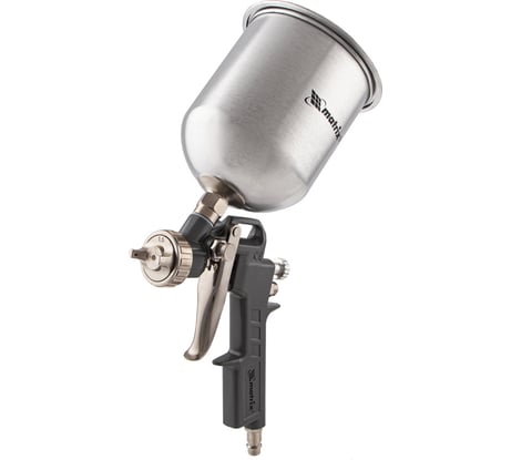 Пневматический краскораспылитель с верхним бачком MATRIX 57315