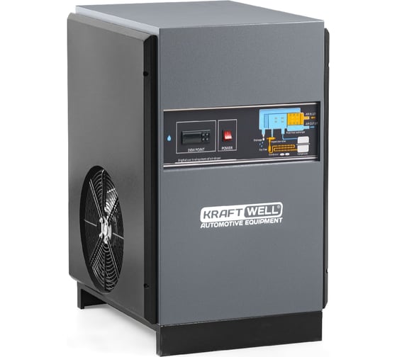 Осушитель рефрижераторный KraftWell 3600 м3/мин, 16 бар, 0,7 кВт SICATTO 30