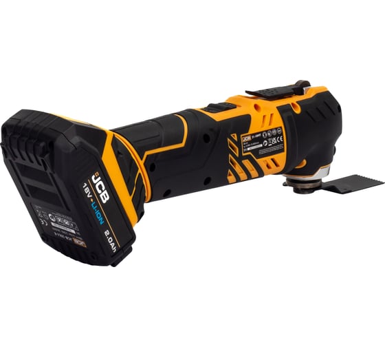 Многофункциональный инструмент JCB (-18MT-B-E) 18 V, 5000-15000 об/мин, ЗУ (-18VFC-E)2.4 A, аккум. батарея (-20LI-E) 2.0AH -18MT-2XB-E(57233) JCB-18MT-2XB-E(57233)
