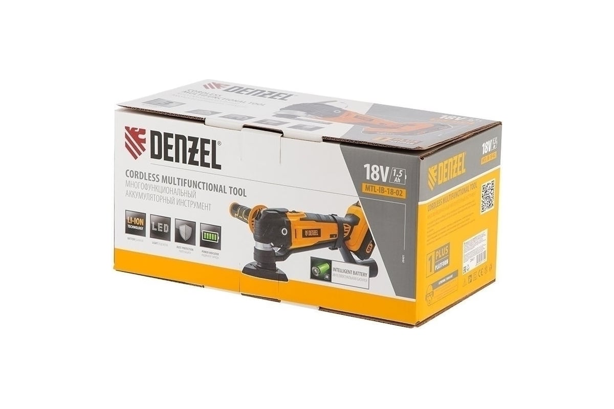 Многофункциональный аккумуляторный инструмент DENZEL MTL-IB-18-02 28401 ...