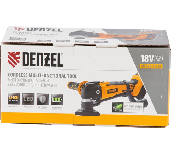 Многофункциональный аккумуляторный инструмент DENZEL MTL-IB-18-02 28401 ...