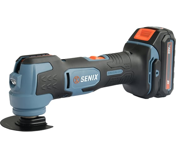 Многофункциональный инструмент SENIX X2 20V, 1 акб, 1зу POX2-M-EU