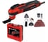 Многофункциональный инструмент Einhell TE-MG 350 EQ, 350вт, 22-40 тыс/мин, 3гр, Quick, конст.элка, набор оснастки, кейс 4465155 2
