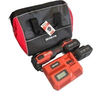 Аккумуляторный многофункциональный инструмент DEVON (реноватор) 2 АКБ 4 Ач, З/У, сумка, 5951-LI-20-SET