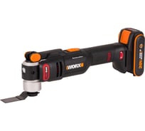 Реноватор аккумуляторный бесщеточный WORX, 20 В, 2 Ач x1, ЗУ 2 А, в кейсе WX698
