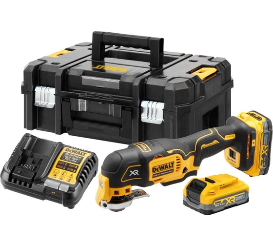 Аккумуляторный реноватор Dewalt DCS356S2T, 18 В, 20000 кол/мин, с 2 АКБ 3.5 Ач и ЗУ, в кейсе TSTAK DCS356S2T-QW