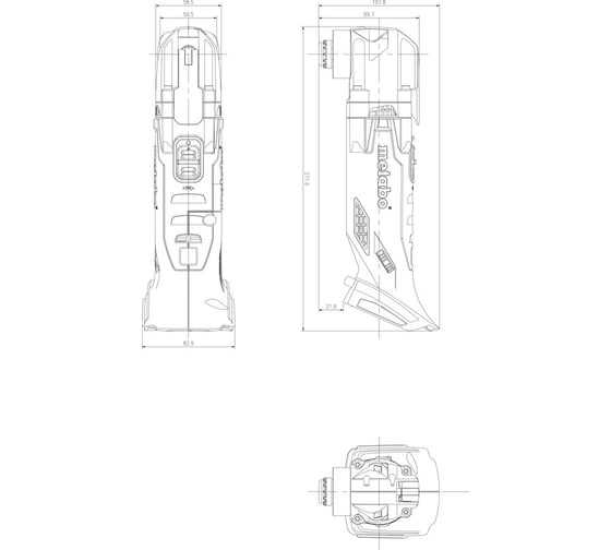 Многофункциональный инструмент | реноватор Metabo MT 18 LTX 613021890