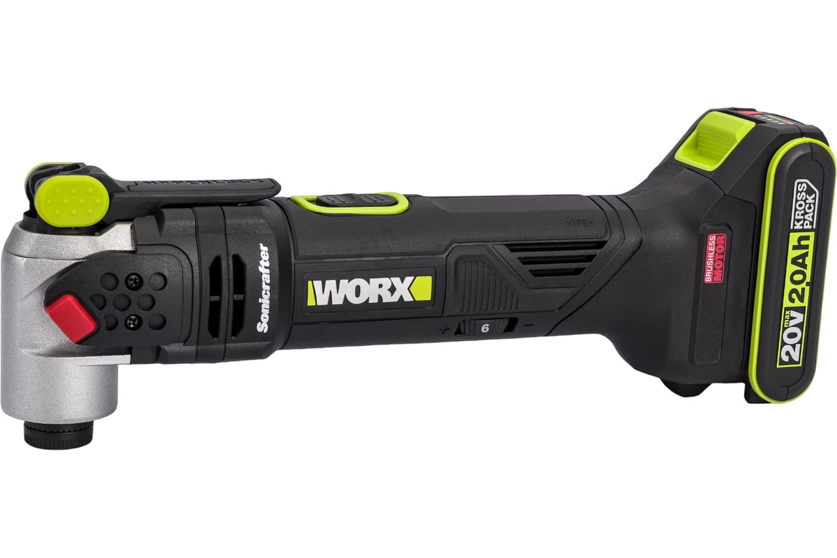 Аккумуляторный бесщеточный реноватор WORX Professional WU690.1 20 В, 2 .