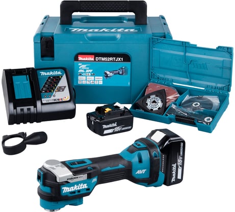 Многофункциональный аккумуляторный инструмент Makita LXT 18В, 10000-20000 об/мин DTM52RTJX1