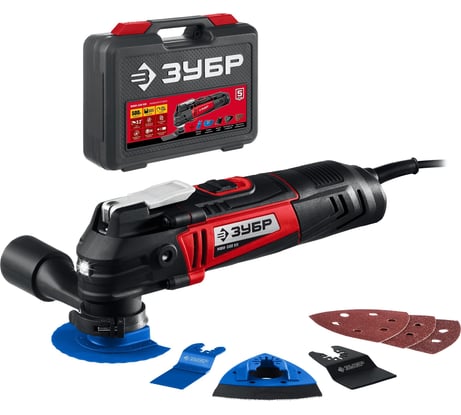 Реноватор ЗУБР 500 Вт, с набором насадок, кейс МФИ-500 КН