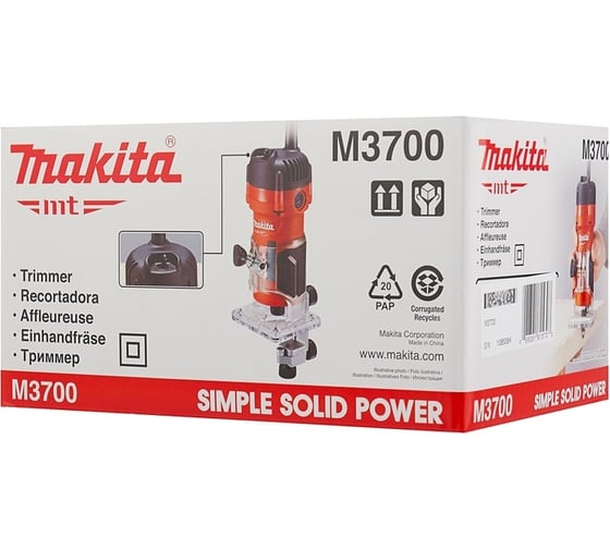 Кромочный фрезер Makita M3700 190328