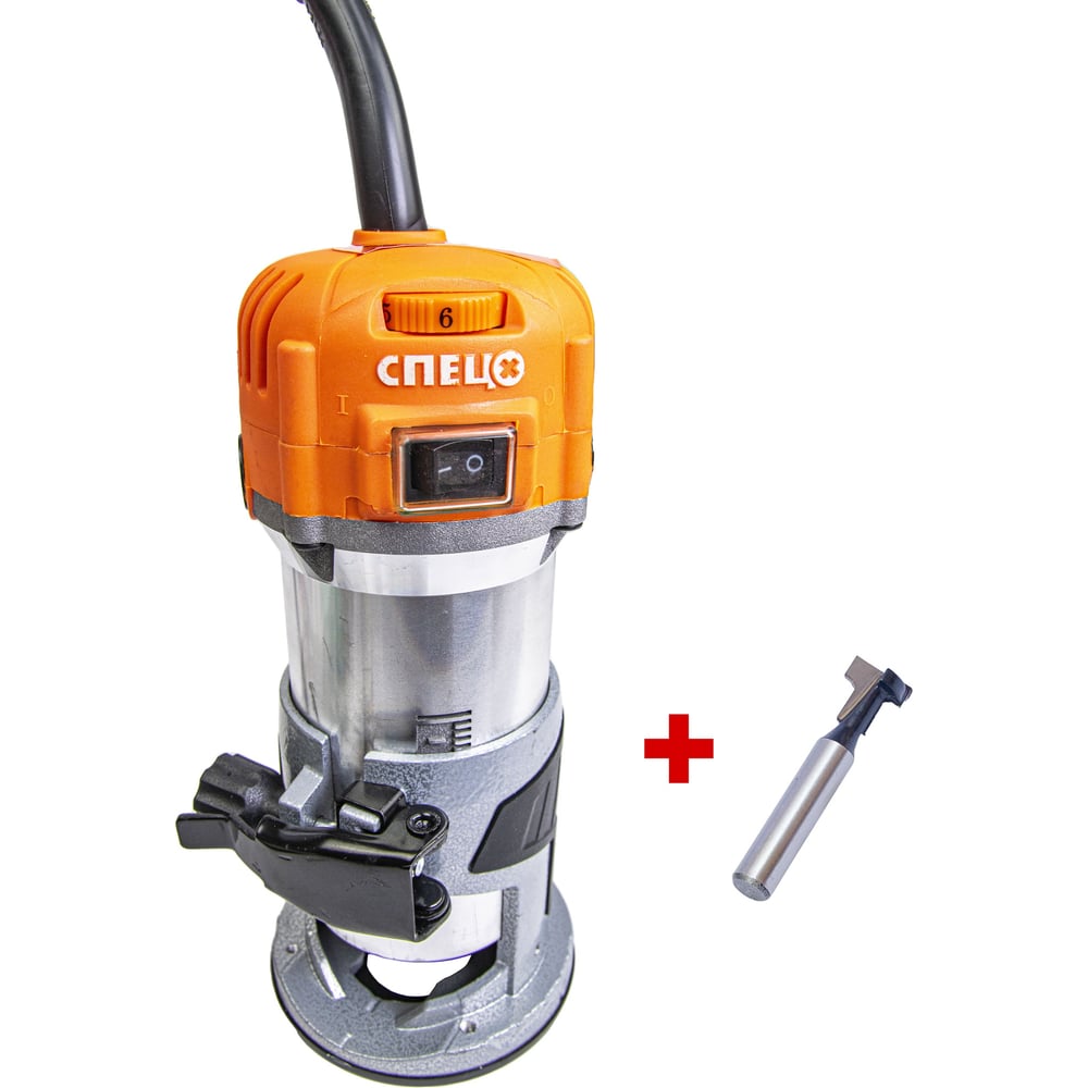 Кромочный набор фрезер СПЕЦ МФУ-800, 800 Вт, фреза пазовая Т