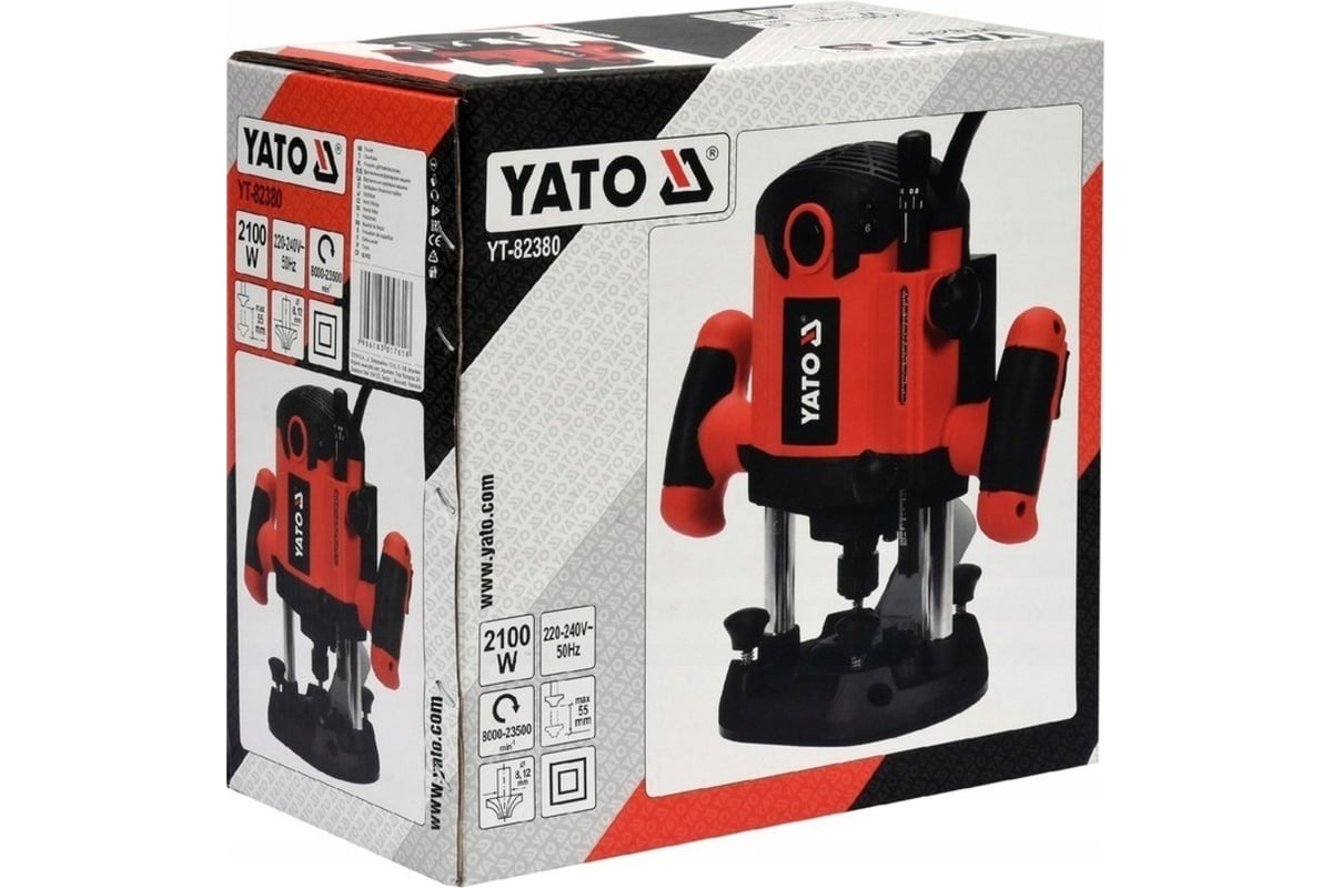 Ручной фрезер по дереву YATO 2100 Вт YT-82380 - выгодная цена, отзывы ...