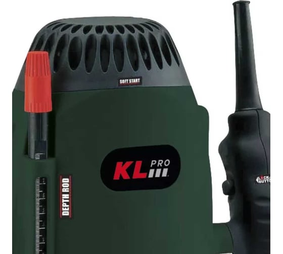Профессиональная фрезерная машина KLPRO сеть, 1800Вт, 9000-23000об/мин, 6-8-12мм 20226 KLEF1205