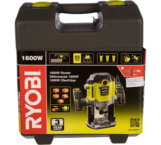 Фрезер Ryobi RRT1600P-K 5133002606