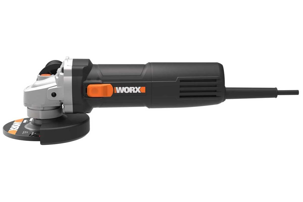 Угловая шлифовальная машина worx 900 вт, 125 мм wx718