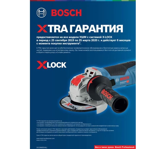 Углошлифмашина Bosch GWX 17-125 S 06017C4002